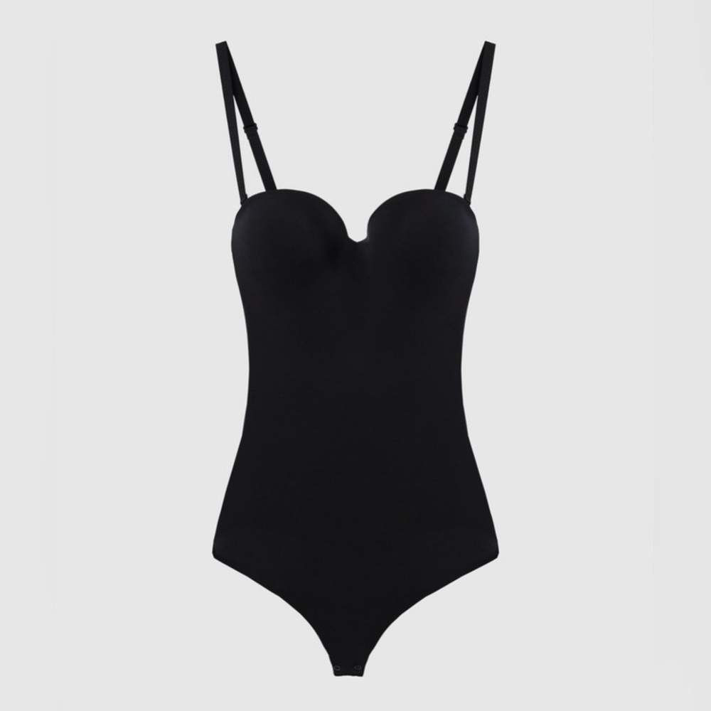 Wolford Classic Black  bodysuit MAT DE LUXE FORM. STRING BODY